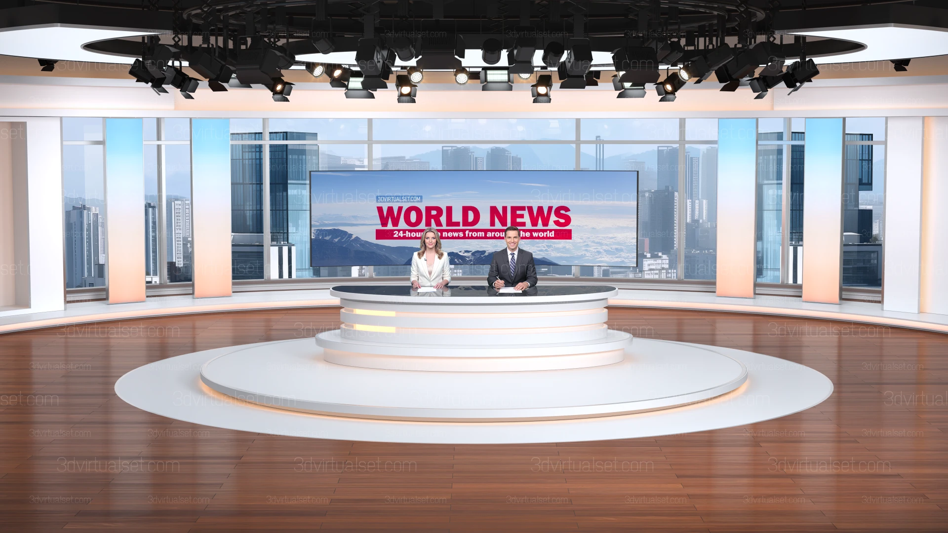 Virtual Set 140 For TriCaster Shot 1-2